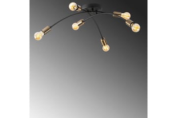 Taklampe Jano Svart / Vintage - Svart / Vintage - Belysning - Innendørsbelysning & Lamper - Taklampe - Takplafond
