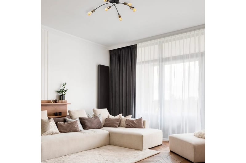 Taklampe Jano Svart / Vintage - Svart / Vintage - Belysning - Innendørsbelysning & Lamper - Taklampe - Takplafond