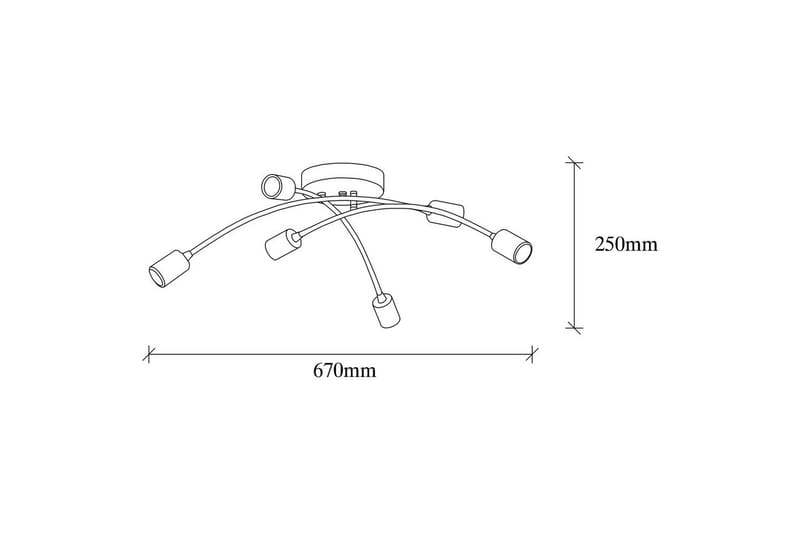 Taklampe Jano Vintage - Vintage - Belysning - Innendørsbelysning & Lamper - Taklampe - Kjøkkenlampe & taklampe kjøkken