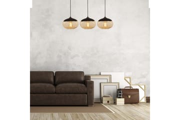 Taklampe Jeba Tre Svart / Honning - Svart - Belysning - Innendørsbelysning & Lamper - Taklampe - Kjøkkenlampe & taklampe kjøkken