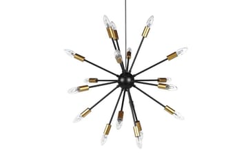 Taklampe Karminak - Svart / Gull - Belysning - Innendørsbelysning & Lamper - Taklampe - Kjøkkenlampe & taklampe kjøkken
