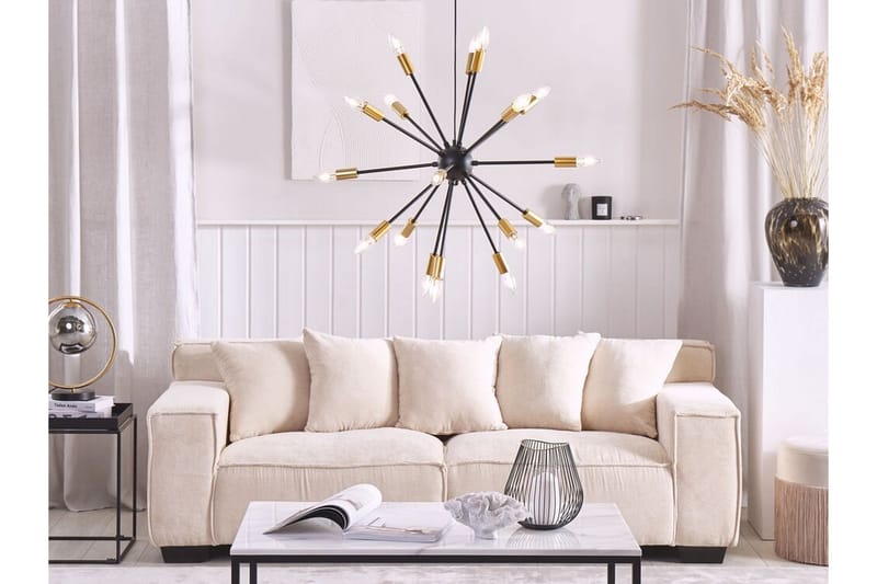 Taklampe Karminak - Svart / Gull - Belysning - Innendørsbelysning & Lamper - Taklampe - Kjøkkenlampe & taklampe kjøkken