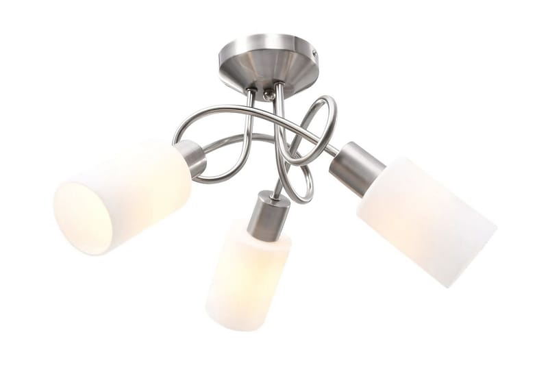 Taklampe keramikkskjermer for 3 E14 lyspærer hvit kjegle - Plafond - Takplafond - Lamper gang - Taklampe
