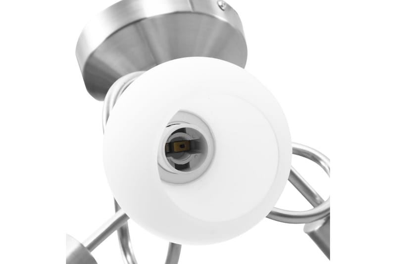 Taklampe keramikkskjermer for 3 E14 lyspærer hvit kule - Plafond - Takplafond - Lamper gang - Taklampe