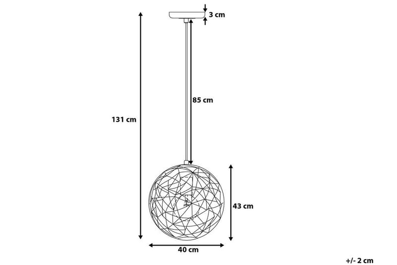 Taklampe Lemme 40 cm - Kobber - Taklampe soverom - Kjøkkenlampe & taklampe kjøkken - Lamper gang - Vinduslampe - Pendellamper & Hengelamper - Taklampe stue - Vinduslampe hengende - Taklampe