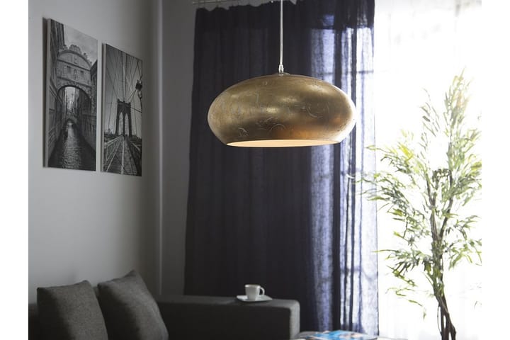 Taklampe Limnatis 48 cm - Gull - Taklampe - Vinduslampe - Lamper gang - Pendellamper & Hengelamper - Kjøkkenlampe & taklampe kjøkken - Taklampe stue - Vinduslampe hengende - Taklampe soverom