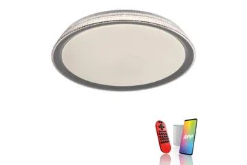 Taklampe Lolasmart Kari - 51x9x51 cm - Belysning - Innendørsbelysning & Lamper - Taklampe - Takplafond