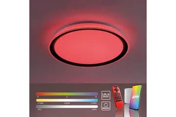 Taklampe Lolasmart Kari - 51x9x51 cm - Belysning - Innendørsbelysning & Lamper - Taklampe - Takplafond