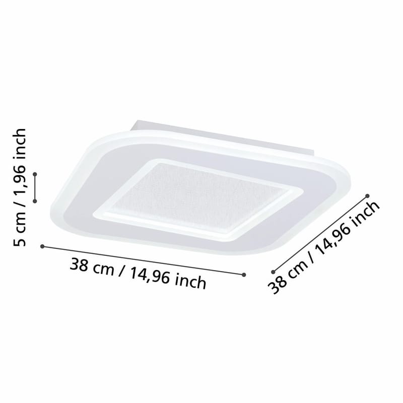 Taklampe Macchioni - 38 cm - Belysning - Innendørsbelysning & Lamper - Taklampe - Takplafond