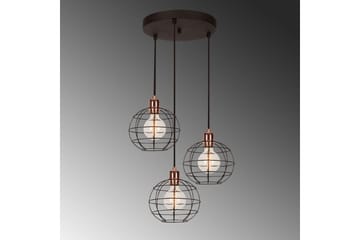 Taklampe Majrulalini Svart Tre Stikkontakt - Tre Stikkontakt - Belysning - Innendørsbelysning & Lamper - Taklampe - Kjøkkenlampe & taklampe kjøkken