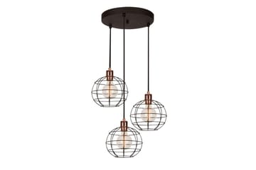 Taklampe Majrulalini Svart Tre Stikkontakt - Tre Stikkontakt - Belysning - Innendørsbelysning & Lamper - Taklampe - Kjøkkenlampe & taklampe kjøkken