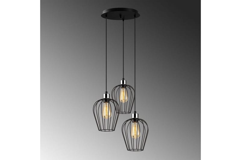 Taklampe Majrulao Svart Sirkel - Svart - Belysning - Innendørsbelysning & Lamper - Taklampe - Kjøkkenlampe & taklampe kjøkken