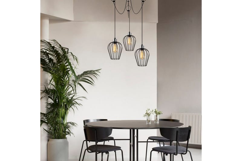 Taklampe Majrulao Svart - Svart - Belysning - Innendørsbelysning & Lamper - Taklampe - Kjøkkenlampe & taklampe kjøkken