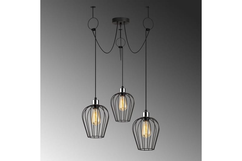 Taklampe Majrulao Svart - Svart - Belysning - Innendørsbelysning & Lamper - Taklampe - Kjøkkenlampe & taklampe kjøkken