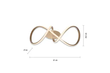 Taklampe Maria - 25x28x62 cm - Belysning - Innendørsbelysning & Lamper - Taklampe - Takplafond