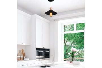 Taklampe Marulbury Svart - Svart - Belysning - Innendørsbelysning & Lamper - Taklampe - Kjøkkenlampe & taklampe kjøkken