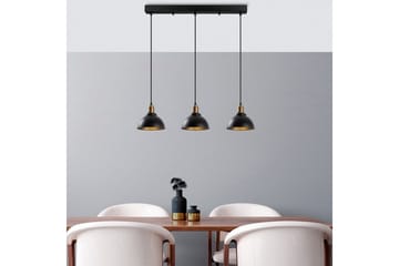 Taklampe Masatsune Tre Svart / Antikk - Svart / Antikk - Belysning - Innendørsbelysning & Lamper - Taklampe - Kjøkkenlampe & taklampe kjøkken