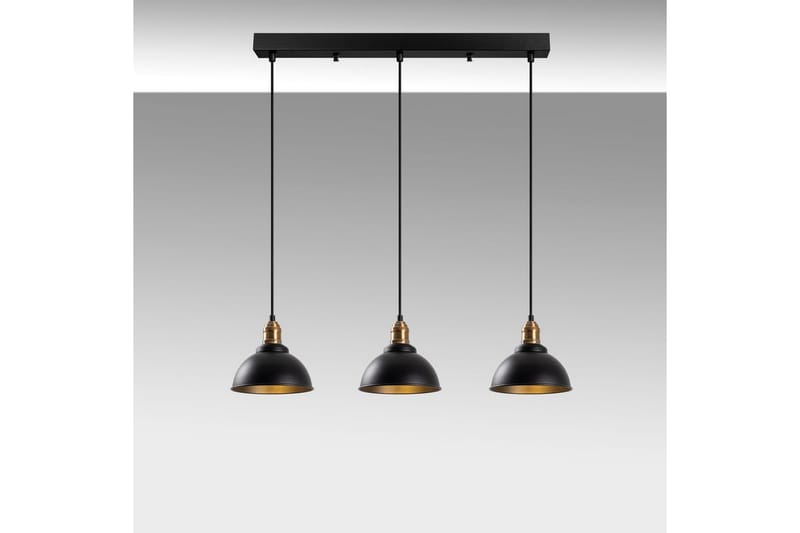 Taklampe Masatsune Tre Svart / Antikk - Svart / Antikk - Belysning - Innendørsbelysning & Lamper - Taklampe - Kjøkkenlampe & taklampe kjøkken