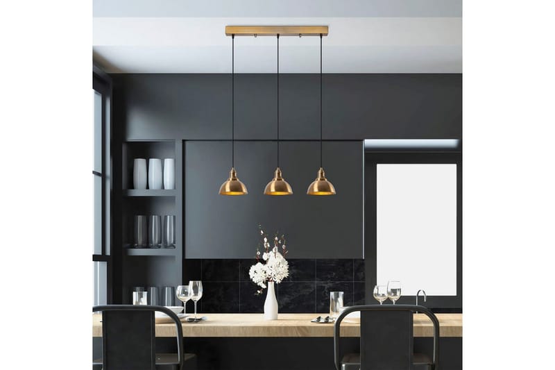 Taklampe Masatsune Tre Vintage - Vintage - Belysning - Innendørsbelysning & Lamper - Taklampe - Kjøkkenlampe & taklampe kjøkken