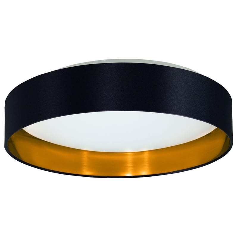 Taklampe Maserlo, Svart/Gull