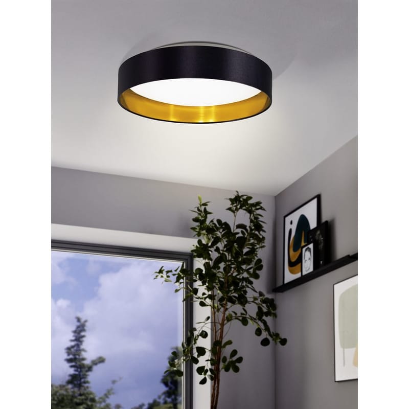 Taklampe Maserlo - Svart/Gull - Belysning - Innendørsbelysning & Lamper - Taklampe - Takplafond