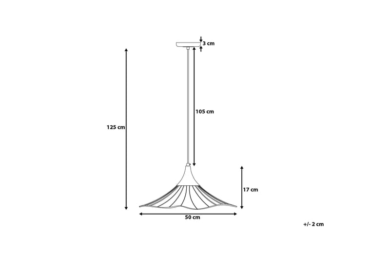 Taklampe Mazaro 50 cm - Svart - Taklampe soverom - Kjøkkenlampe & taklampe kjøkken - Lamper gang - Vinduslampe - Pendellamper & Hengelamper - Taklampe stue - Vinduslampe hengende - Taklampe