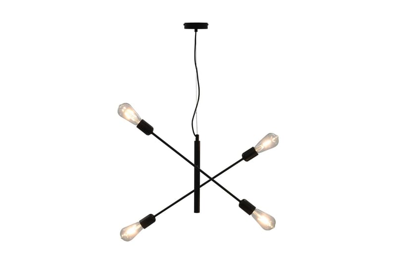 Taklampe med glødelyspre 2 W svart E27 - Svart - Taklampe soverom - Kjøkkenlampe & taklampe kjøkken - Lamper gang - Vinduslampe - Pendellamper & Hengelamper - Taklampe stue - Vinduslampe hengende - Taklampe