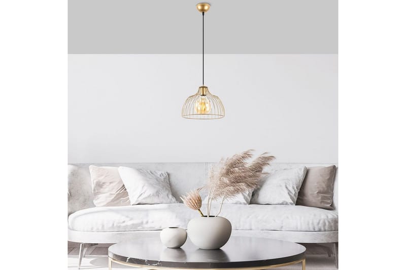 Taklampe Meron Blank En Gull - Gull - Belysning - Innendørsbelysning & Lamper - Taklampe - Kjøkkenlampe & taklampe kjøkken