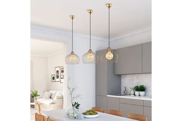 Taklampe Meron Blank En Gull - Gull - Belysning - Innendørsbelysning & Lamper - Taklampe - Kjøkkenlampe & taklampe kjøkken