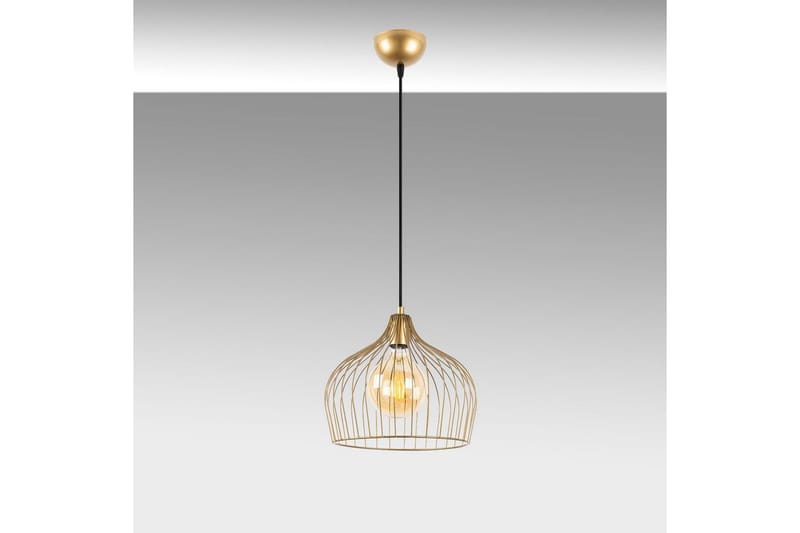 Taklampe Meron Blank En Gull - Gull - Belysning - Innendørsbelysning & Lamper - Taklampe - Kjøkkenlampe & taklampe kjøkken