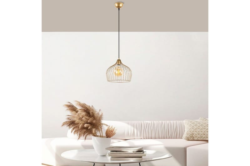 Taklampe Meron Blank En Gull - Gull - Belysning - Innendørsbelysning & Lamper - Taklampe - Kjøkkenlampe & taklampe kjøkken