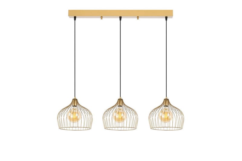 Taklampe Meron Blank Gull Horisontal - Gull - Belysning - Innendørsbelysning & Lamper - Taklampe - Kjøkkenlampe & taklampe kjøkken