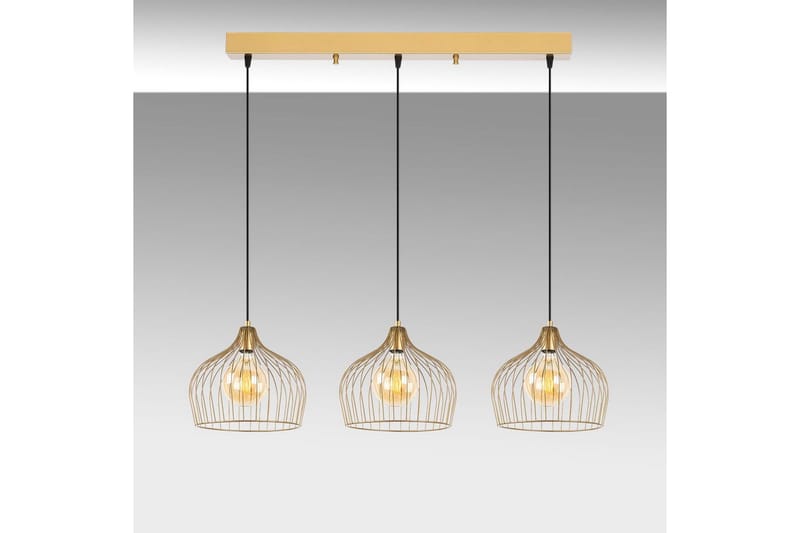 Taklampe Meron Blank Gull Horisontal - Gull - Belysning - Innendørsbelysning & Lamper - Taklampe - Kjøkkenlampe & taklampe kjøkken