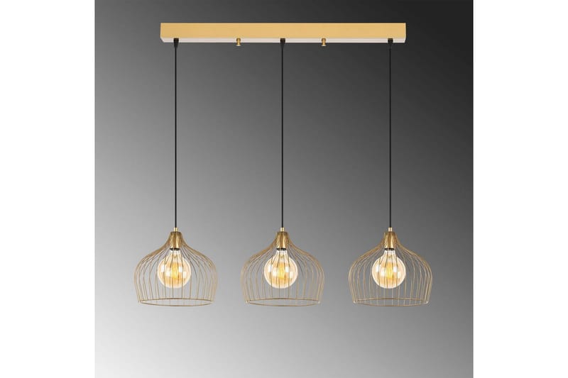 Taklampe Meron Blank Gull Horisontal - Gull - Belysning - Innendørsbelysning & Lamper - Taklampe - Kjøkkenlampe & taklampe kjøkken