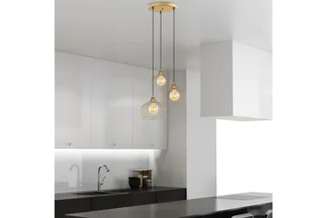 Taklampe Meron Blank Gull Sirkel - Gull - Belysning - Innendørsbelysning & Lamper - Taklampe - Kjøkkenlampe & taklampe kjøkken