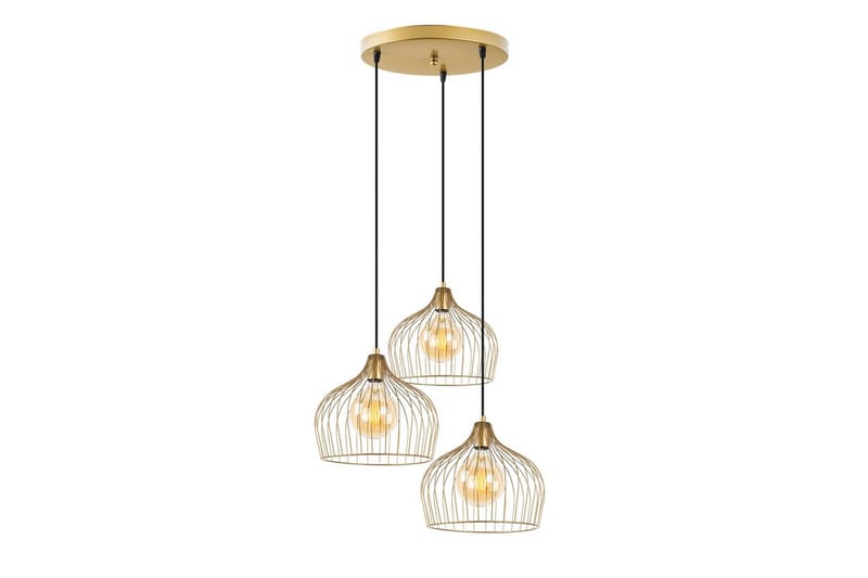 Taklampe Meron Blank Gull Sirkel - Gull - Belysning - Innendørsbelysning & Lamper - Taklampe - Kjøkkenlampe & taklampe kjøkken