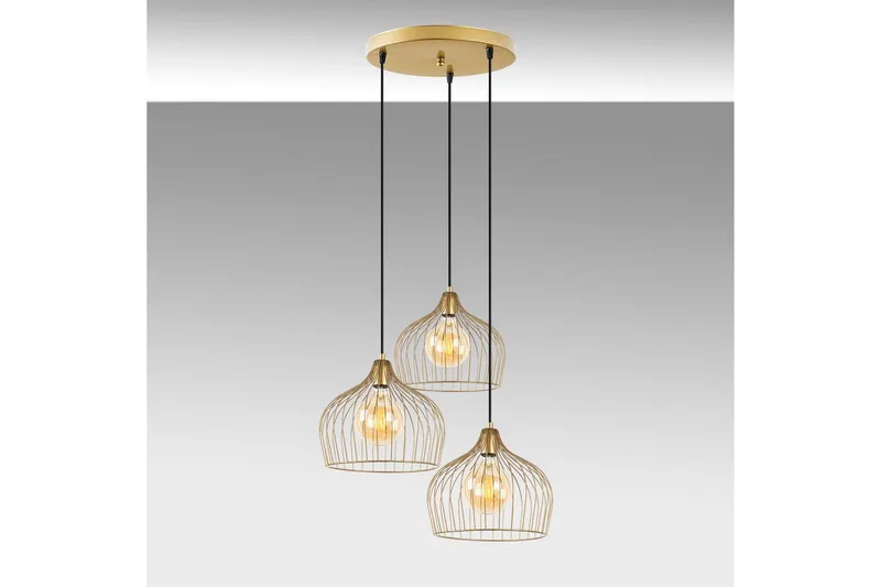 Taklampe Meron Blank Gull Sirkel - Gull - Belysning - Innendørsbelysning & Lamper - Taklampe - Kjøkkenlampe & taklampe kjøkken