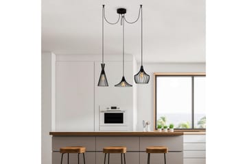 Taklampe Mezopotamia Svart - Svart - Belysning - Innendørsbelysning & Lamper - Taklampe - Kjøkkenlampe & taklampe kjøkken