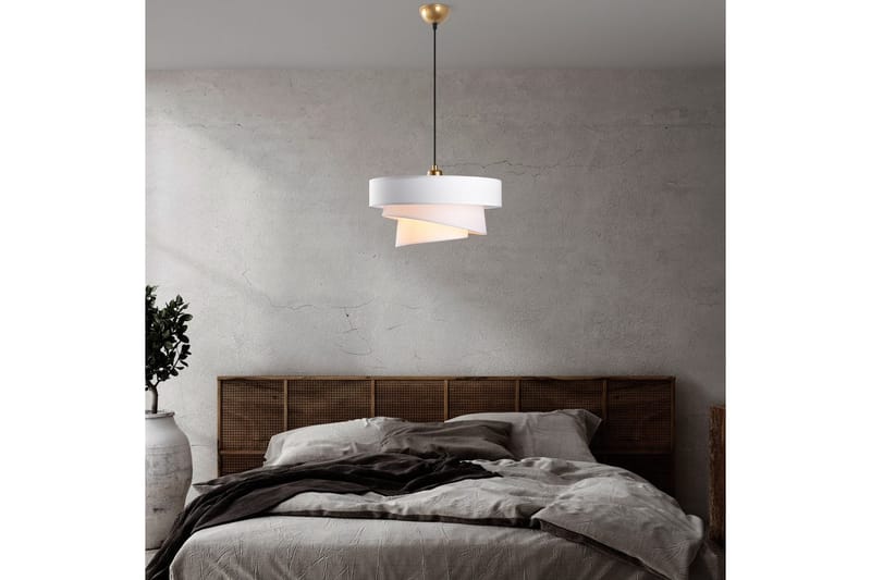 Taklampe Miwako Hvit - Hvit - Belysning - Innendørsbelysning & Lamper - Taklampe - Kjøkkenlampe & taklampe kjøkken