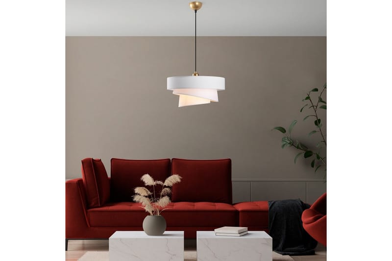 Taklampe Miwako Hvit - Hvit - Belysning - Innendørsbelysning & Lamper - Taklampe - Kjøkkenlampe & taklampe kjøkken