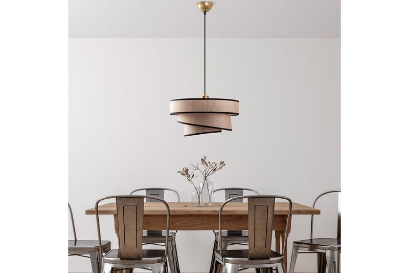 Taklampe Miwako Lys Brun - Lys Brun - Belysning - Innendørsbelysning & Lamper - Taklampe - Kjøkkenlampe & taklampe kjøkken