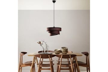 Taklampe Miwako Mørk brun - Mørk brun - Belysning - Innendørsbelysning & Lamper - Taklampe - Kjøkkenlampe & taklampe kjøkken
