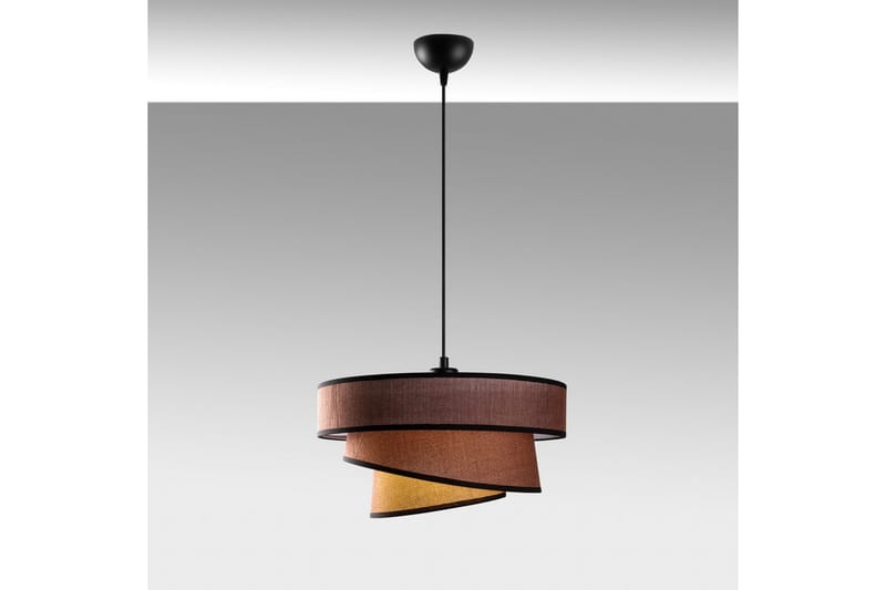Taklampe Miwako Mørk brun - Mørk brun - Belysning - Innendørsbelysning & Lamper - Taklampe - Kjøkkenlampe & taklampe kjøkken