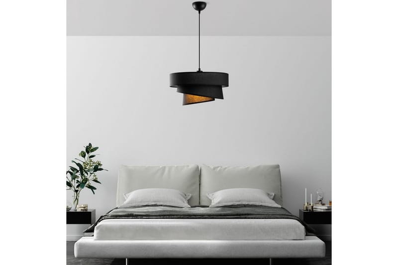 Taklampe Miwako Svart - Svart - Belysning - Innendørsbelysning & Lamper - Taklampe - Kjøkkenlampe & taklampe kjøkken