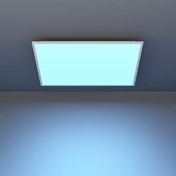 Taklampe Moradillo - Hvit, 595x595 mm - Belysning - Innendørsbelysning & Lamper - Taklampe - Takplafond