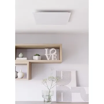 Taklampe Moradillo - Hvit, 595x595 mm - Belysning - Innendørsbelysning & Lamper - Taklampe - Takplafond