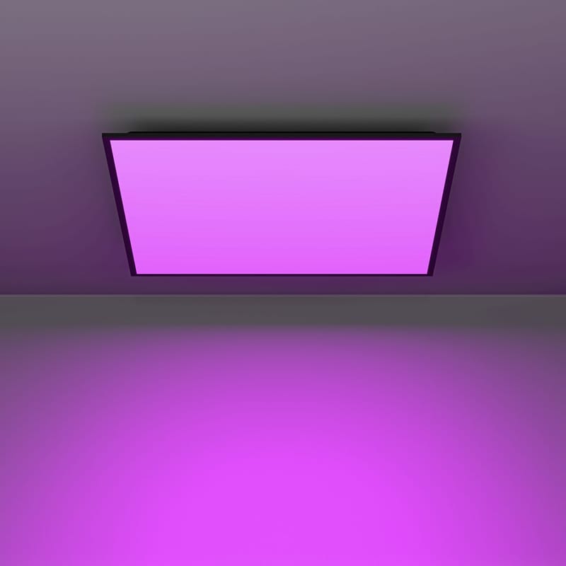 Taklampe Moradillo - Sort, 595x595 mm - Belysning - Innendørsbelysning & Lamper - Taklampe - Takplafond