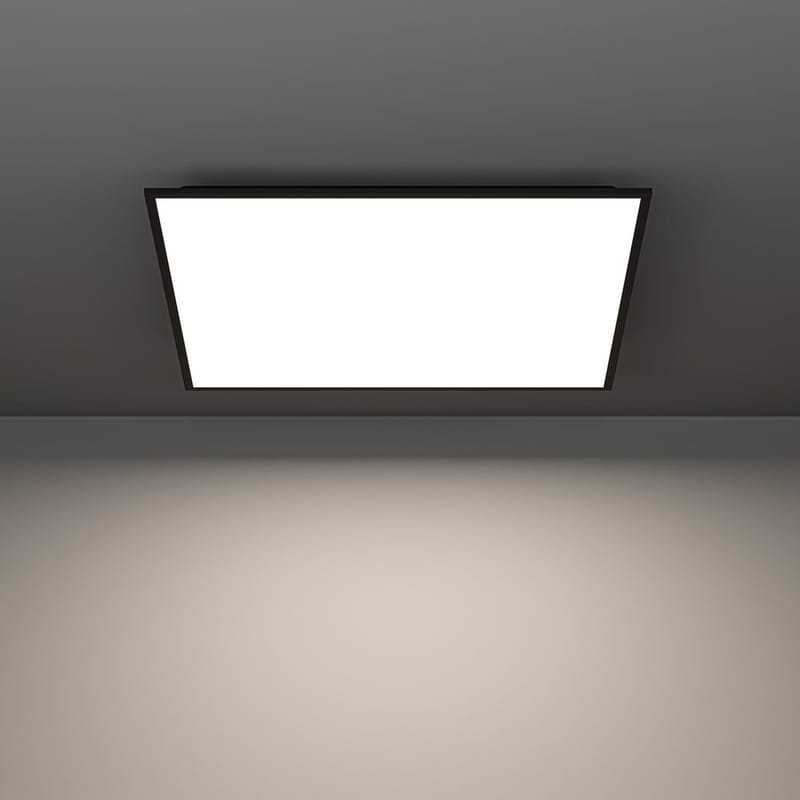 Taklampe Moradillo - Sort, 595x595 mm - Belysning - Innendørsbelysning & Lamper - Taklampe - Takplafond