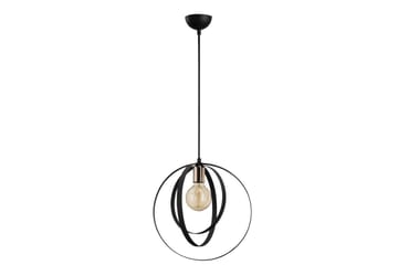 Taklampe Munel Svart - Svart - Belysning - Innendørsbelysning & Lamper - Taklampe - Kjøkkenlampe & taklampe kjøkken
