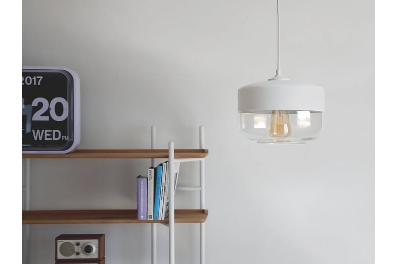 Taklampe Murray 25 cm - Hvit - Taklampe soverom - Kjøkkenlampe & taklampe kjøkken - Lamper gang - Vinduslampe - Pendellamper & Hengelamper - Taklampe stue - Vinduslampe hengende - Taklampe